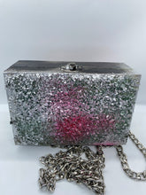 Load image into Gallery viewer, Pop-art Silver “smoke” Purse