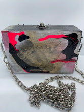 Load image into Gallery viewer, Pop-art Silver “smoke” Purse